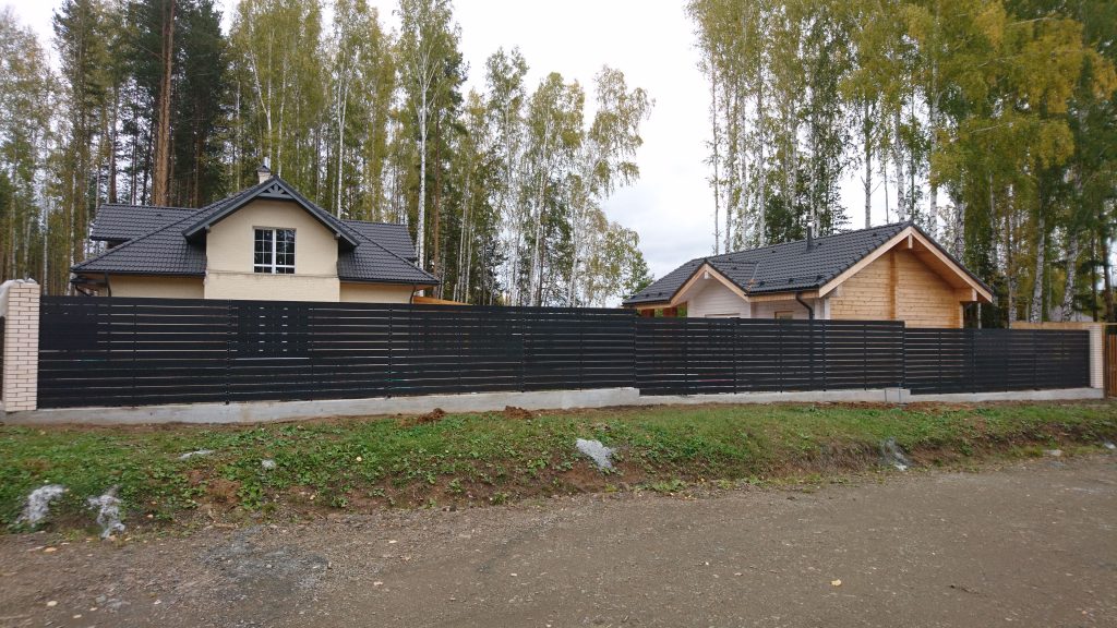 Забор из ДПК с. Кашино 2 &bull; Забор Екатеринбург